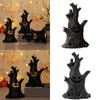 Eye Catching Halloween Pumpkin Specter Tree Lamp Unique Tree Ornament for Family Celebration and School Decors