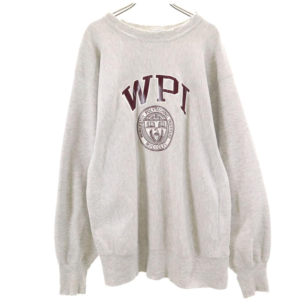 

Champion 90-х годов Старый вышитый лейбл Обратное плетение Свитшот с длинным рукавом Мужской Б/У