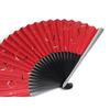 Taniguchi Shoudo Faltfächer mit Aluminiumrippen und Ring Ein einzigartiger Faltfächer mit Aluminiumrippen [Wagami Koji] Damen (Rin)