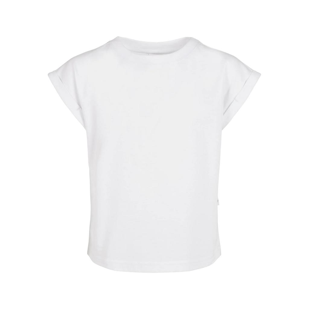 Urban Classics Girls Organic Extended Shoulder T-Shirt