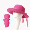 Outdoor Flat Hat British Style Handmade Sun Visor Beach Cap Weave Sun Cap Sun Hat Top Hat Straw Hat