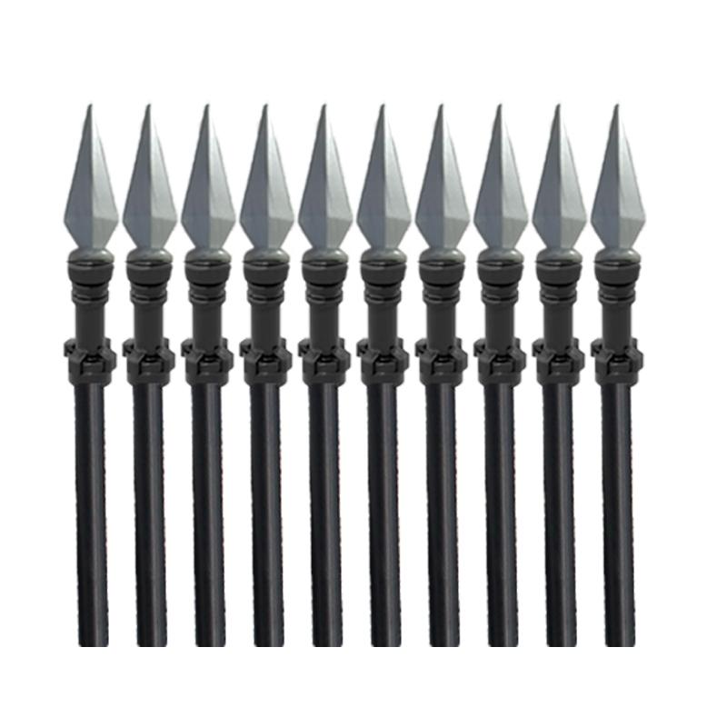 Mittelalterliche Bausteine Waffen Figur Soldat Zubehör Bogen Speer Armbrust Axt Helm Schulterrüstung Baustein Geschenk Spielzeug DIY X011