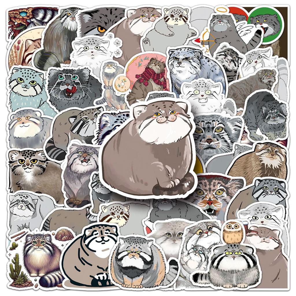 50 Graffiti Stickers Personalized Cartoon Cute Animal Decoration Water Cup Mobile Phone Case Suitcase Stickers