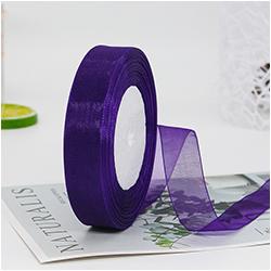 Factory 20 mm Gift Ribbons Nylon Organza Ribbons Roll for Wrapping