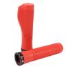 Pair of Cycling Handlebar Grips Rubber Anti Slip Shock Absorbing Ergonomic Cycle Locking Handle Grips Red