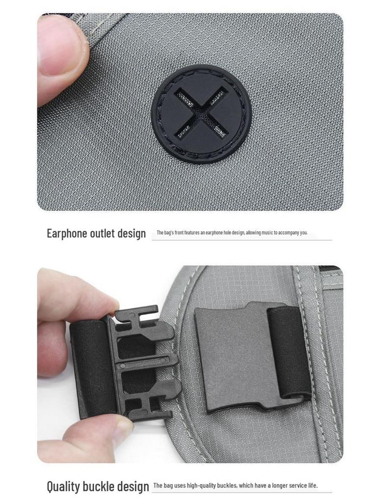 Unisex Waterproof Sports Fanny Pack - Multifunctional Running Waist Belt Bag for Phone and Marathon Gear