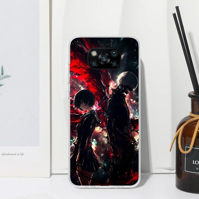 G-Ghoul Tokyo Touka Kirishima Phone Case For Xiaomi Poco X7 X6 X5 M7 M8 Pro F7 Ultra Redmi 15C 15 13C 13 12C 12 10 10C 10A Art F
