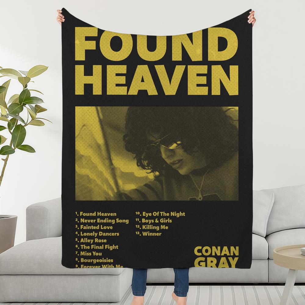 

Conan Gray Blanket Throw Super Cosy Plush Living Room Sofa Singer Couch Childish Birthday Gifts 30x40in