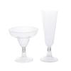 10Pcs Transparent Plastic Wine Glass Recyclable Reusable Shatterproof Wine Goblet For Champagne Dessert Beer Pudding Party