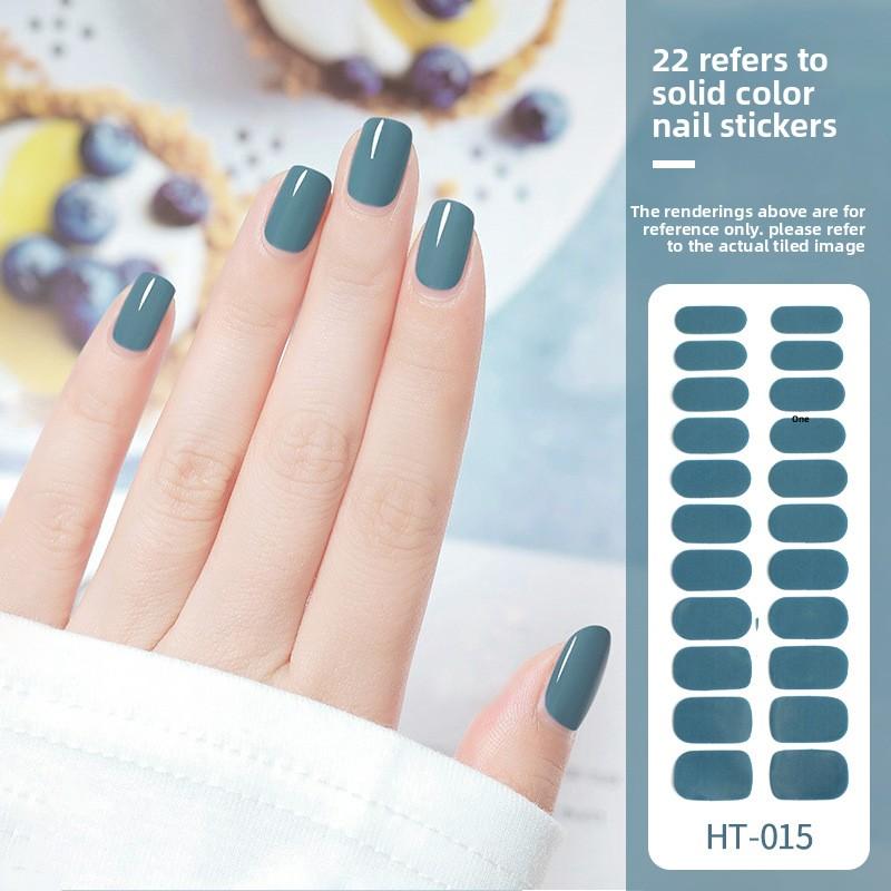 

Новый 22-пальцевый стикер, меняющий цвет, наклейка для ногтей - это гель, не требующий запекания, полноцветный градиент со градиентом звездного неба HT-015