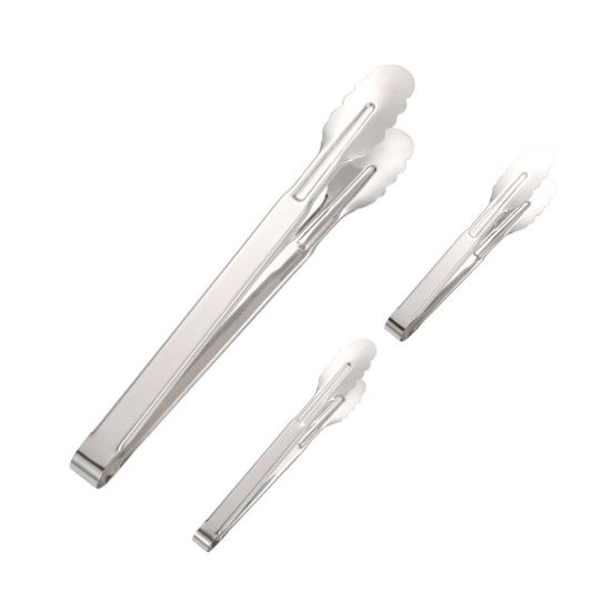 Szczypce do jedzenia Szerokie Łatwe Blokowanie Zastosowanie Stal Nierdzewna Długi Uchwyt Klipsy do Serwowania