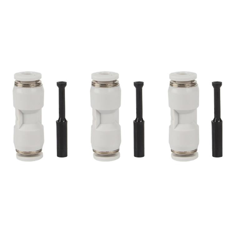 

3Pcs 1.75mm Filament Extruder Quick Connector PTFE Pneumatic Fitting Tube Connector For Lab X1 X1C X1E P1P 3D Printer 1