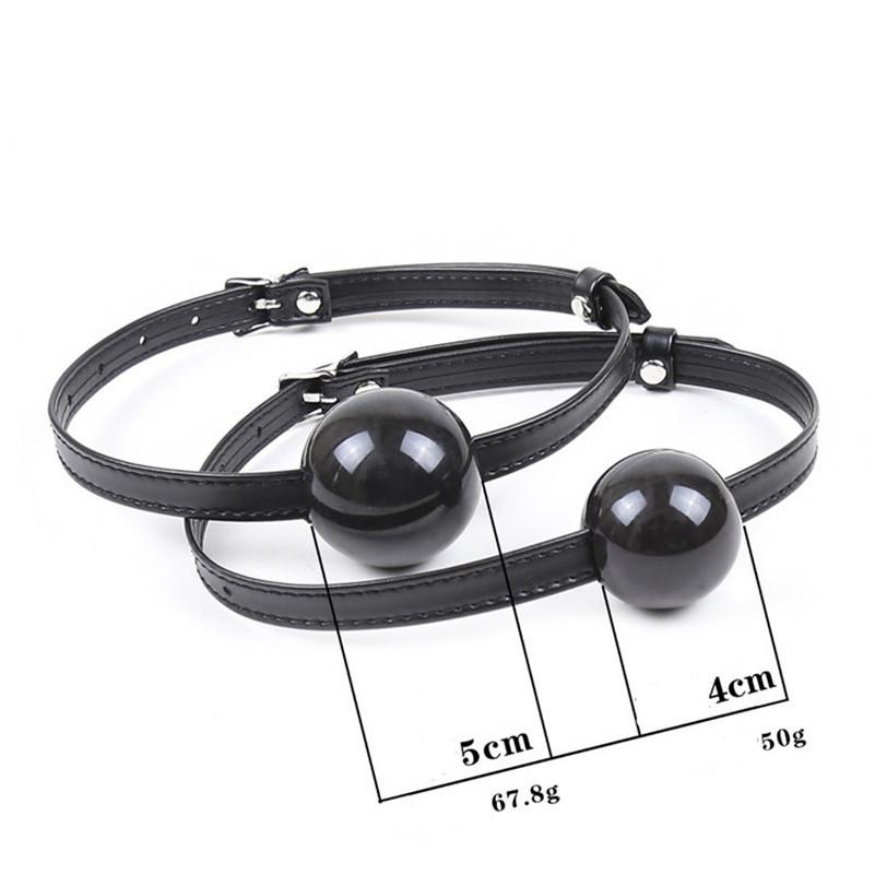 BDSM Ball Gag Oral Fixation stuffed Mouth PU Bondage Boutique Begin Roleplay Slave Submisson Adult Game For Couples Flirting Toy