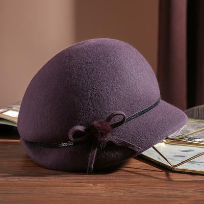 Frankreich Woolen Cloche Hüte Frau Party Mutter Geschenk Dame Herbst Winter Bankett Formale Fedora Hut Top Qualität 100 % Wollfilz Hut