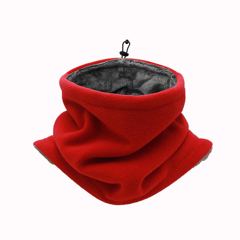 

Motorcycle Winter Warm Mask Men Women Fleece Neck Outdoor Warmer Windproof Scarf Camping Hiking Balaclava Cycling Face Mask червоний