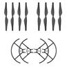 4 Pair Propeller Prop Blade + 2 Pair Propellers Protection Cover Guard for RC DJI TELLO Drone Accessories