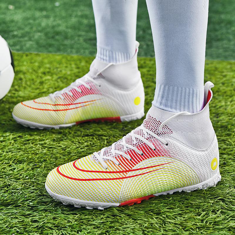 Neue Fußballschuhe mit Gummisohle, gebrochene Stollen, lange Stollen, Studenten-Trainingsschuhe, Spielschuhe, modische Stollen, Sportschuhe