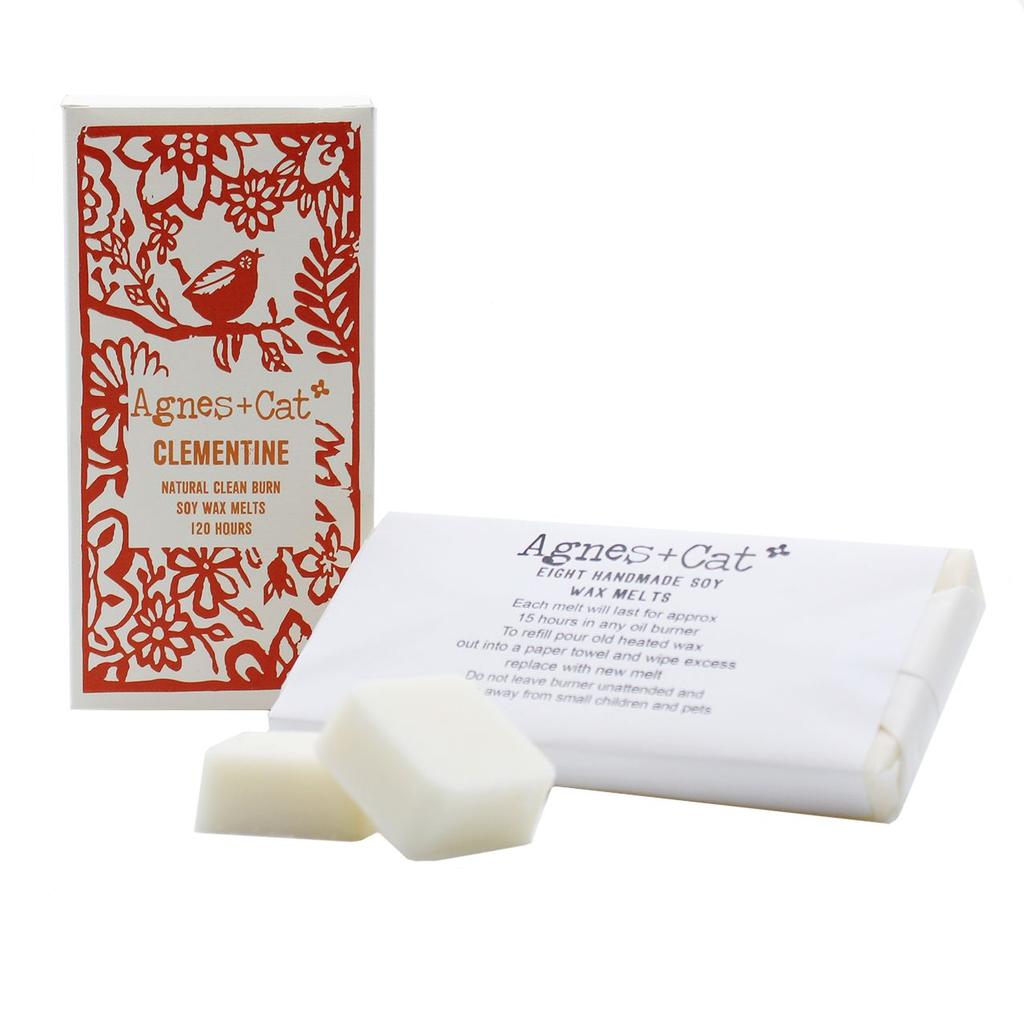 Agnes + Cat Box of 8 Wax Melts – Clementine