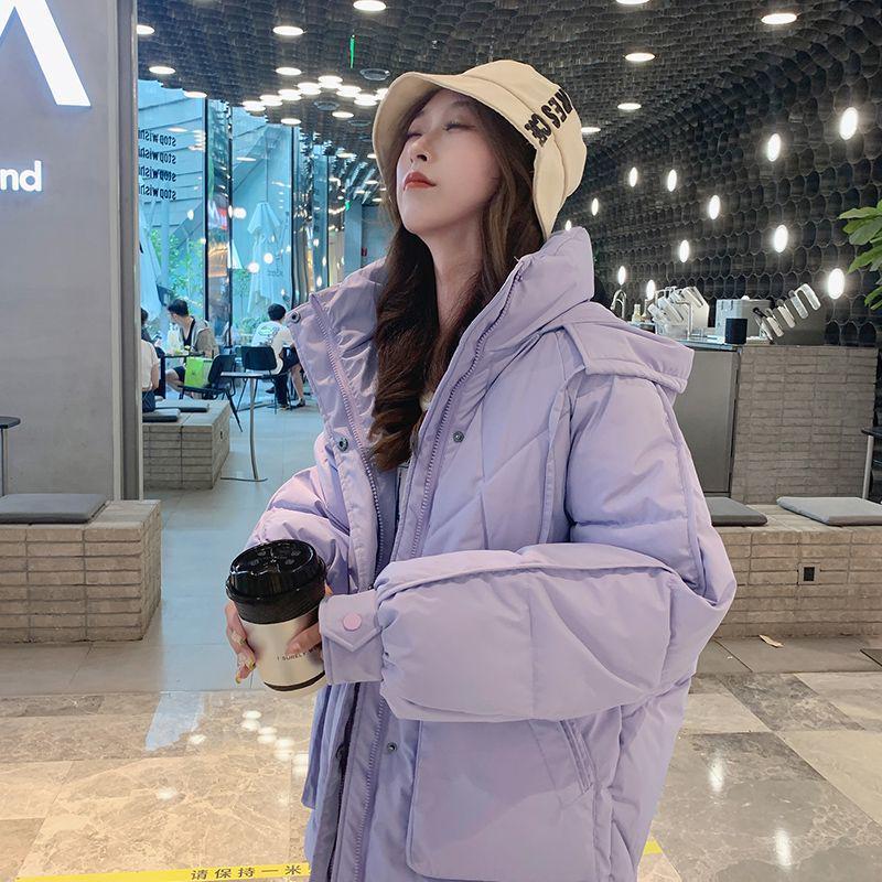 Women's Korean Style Loose Short Down Jacket - Thickened Cotton Coat for Autumn/Winter 2023