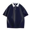 Mens Polo Shirts Short Sleeve Textured Pullover Golf Polo T Shirts