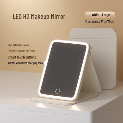 LED Portable Desktop Makeup Mirror