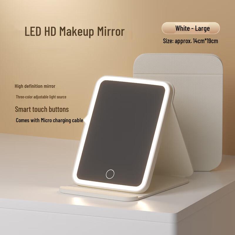 SPACEXPERT LED Portable Desktop Makeup Mirror