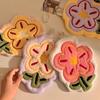 Blumenform Handtuch Super Saugfähig Reinigungstuch Badezimmer Küche Aufhängbar Handwisch Tuch Verdickt Taschentuch Spültuch