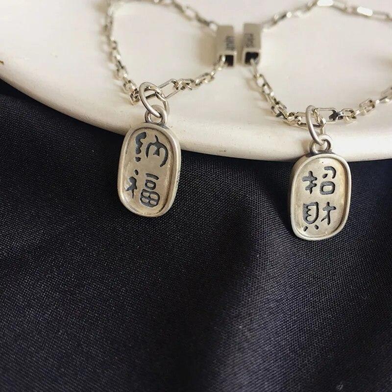 2Pcs/Set Retro Magnet Couple Bracelet for Women Men Fashion Lucky Magnetic Bracelet Brings Good Luck And Wealth Jewelry Gifts