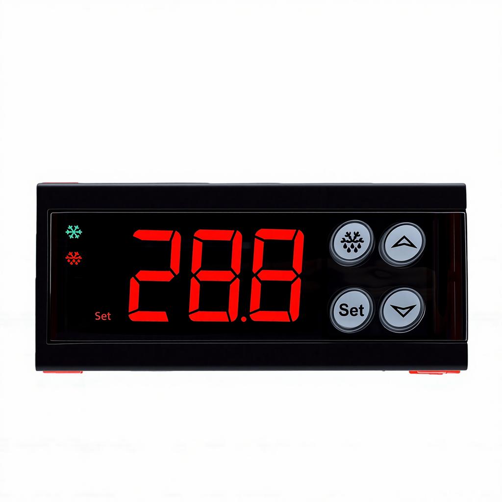 Digital Temperature Controller Precise Cooling Defrosting Freezer Thermostat with LED Display for Incubator Brood Box