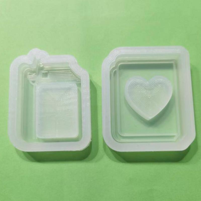 Resin Silicone Molds Quicksand Casting Molds Epoxy Resin Shaker Mold for Jewelry DIY Crafts Making Resin Pendant Mold