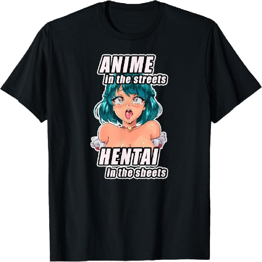 

Аниме на улицах, Хентай в постели I Футболка Waifu-отаку XXXXXL чёрный