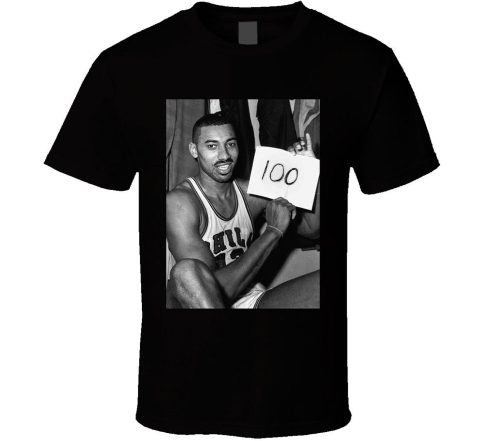 Wilt Chamberlain 100 Basketball T Shirt XL