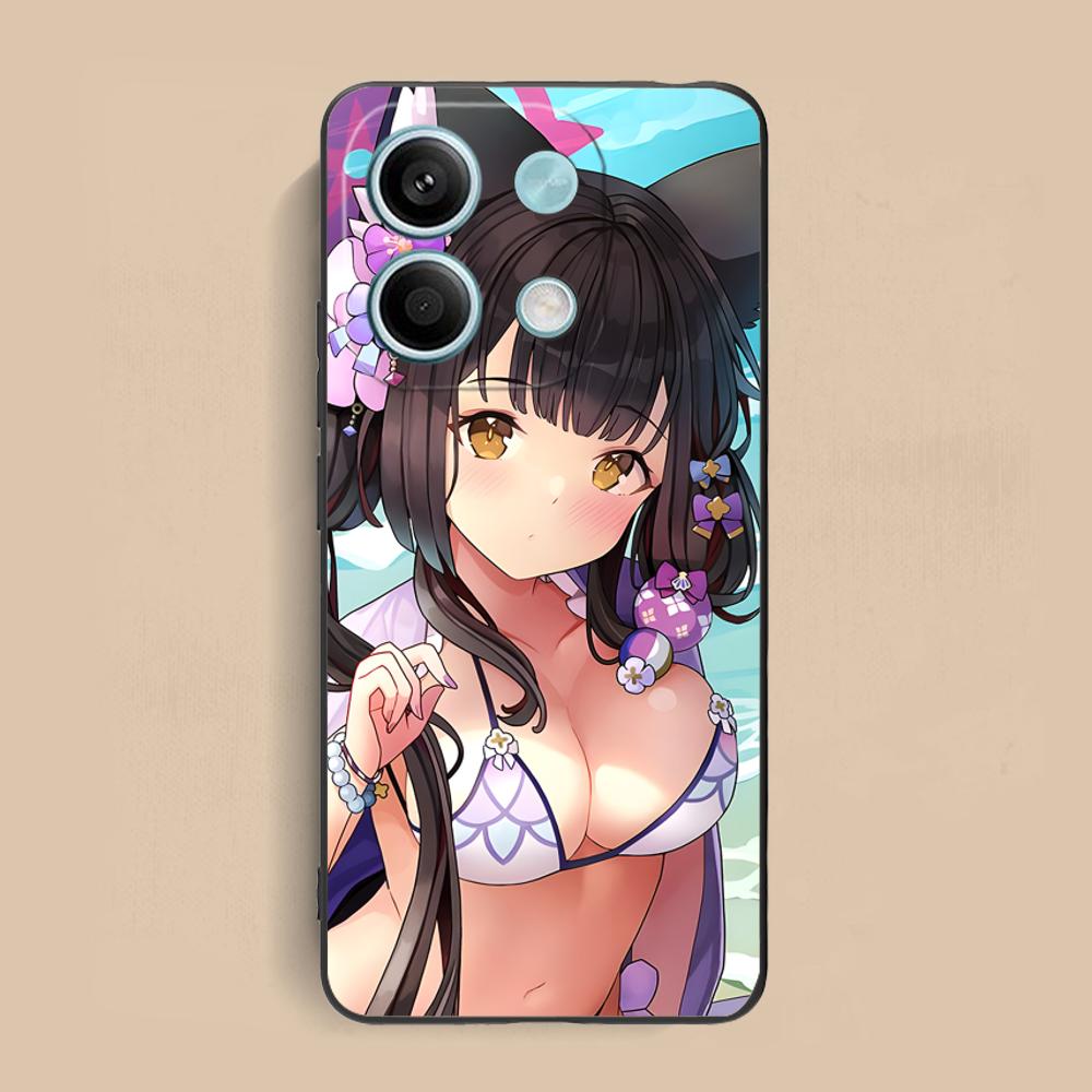 Blue Archive Kosaka Wakamo Phone Case for Xiaomi Redmi Note 14 13 12 11 S Pro Plus 4G 5G Colorful Printing Cover Cover Pretty
