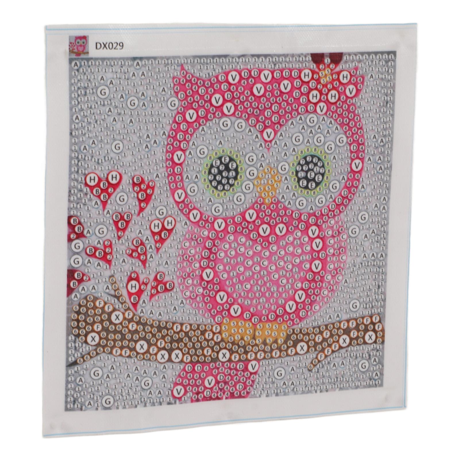 

5D Алмазные картины Узор Совы Трехмерная ручная работа Сделай Сам Картина Стразами для начинающих