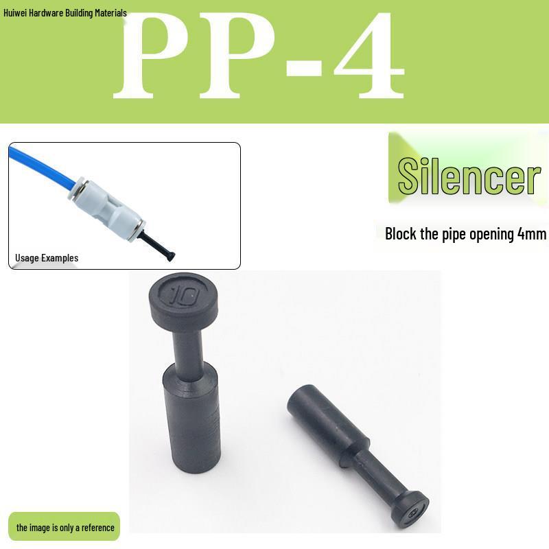 Pneumatic Quick Connect Air Hose Plug Cap PPF Series: Push-in Plastic Stopper