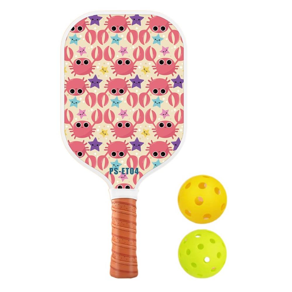 Conjunto de Raquete Infantil Núcleo Favo de Mel Squash Leve Nova Raquete de Pickleball Presentes para Crianças