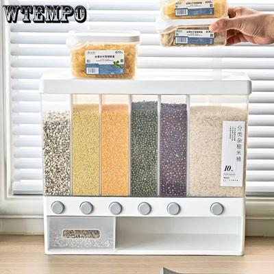 Household Kitchen Rice Bucket Insect Proof Moisture-proof Sealed Thickened Multifunctional Classification Miscellaneous Grain Rice Jar