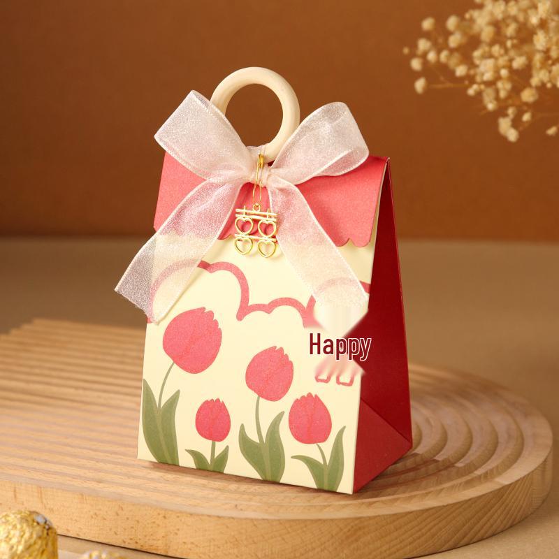 Charming Wedding Favor Candy Box - Ins Style Handbag Design