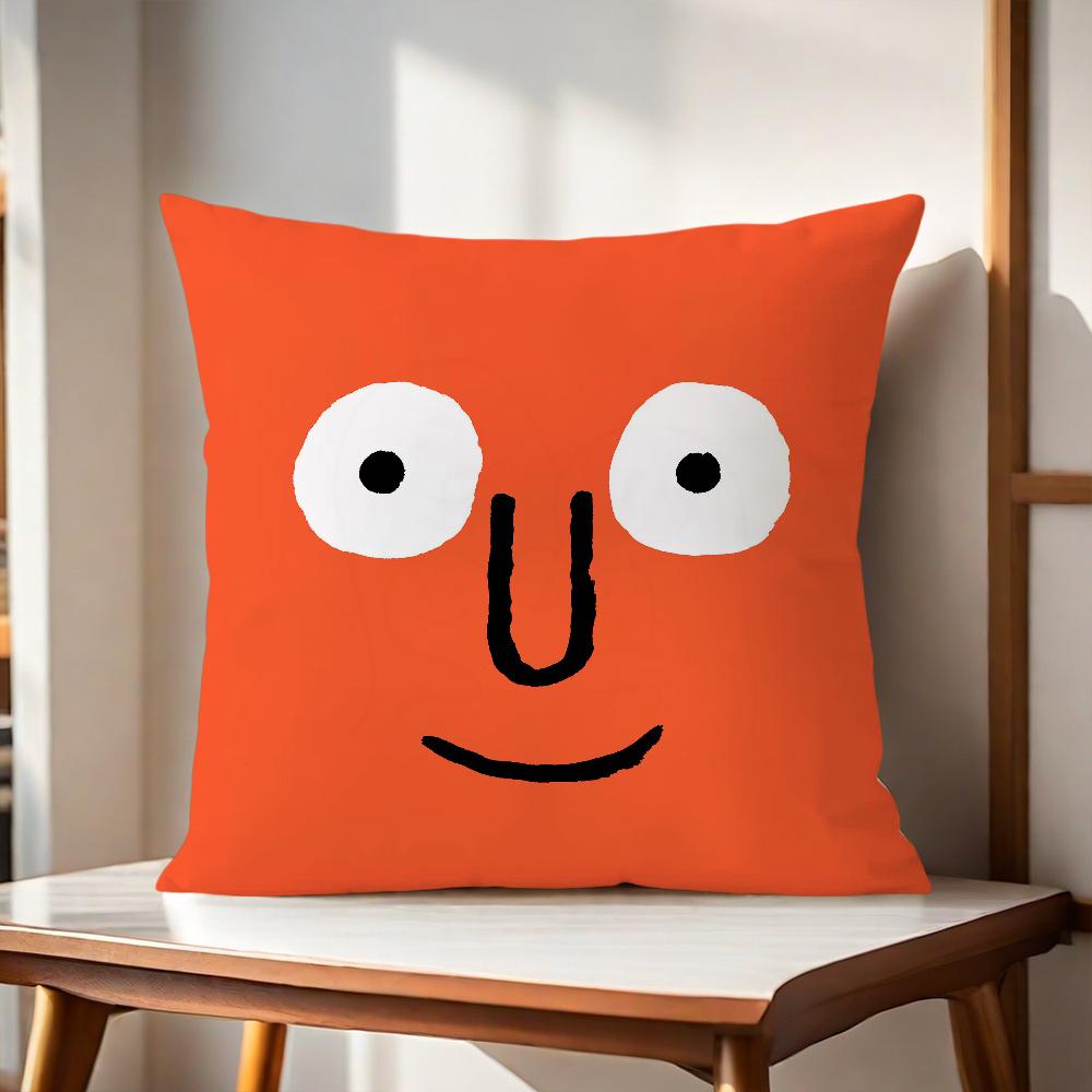 Art J-Jean J-Jullien Cute Cushion Cover Pillow Sofa Printing Decoration Room Home Office Coffee Shop Car Nordic Simplicity