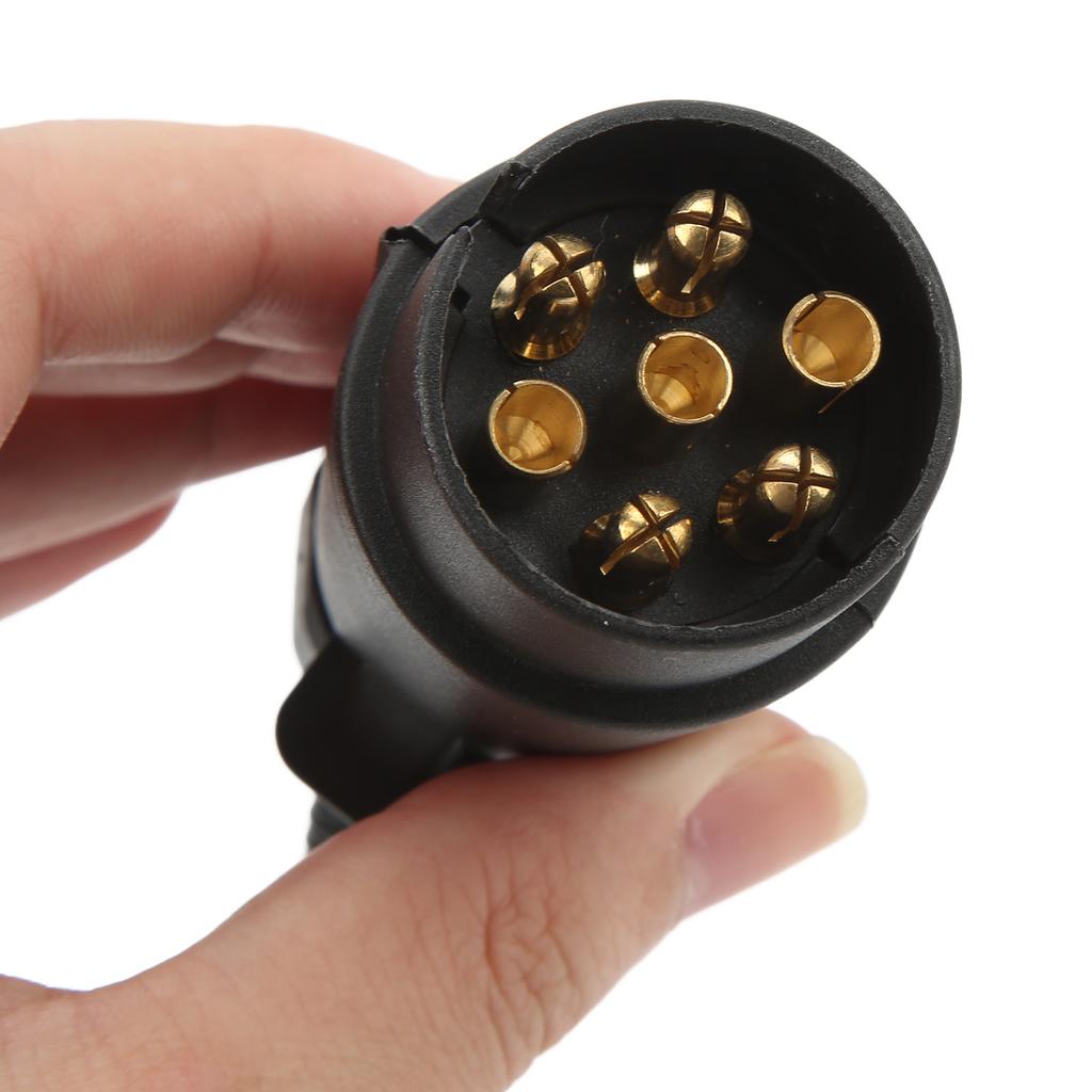 Trailer Wire Adapter Plug EU 7 Pin to US 4 Pin Light Converter Trailer Wiring Connector Plug Trailer Towing Truck RV Accessories