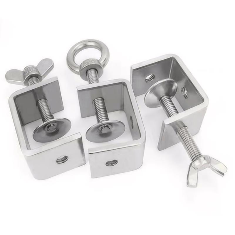 304 Stainless Steel Hand-Tightening Pipe Clamp