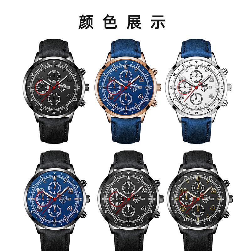 Belt Men'S Watch Handsome Calendar Luminous Quartz Watch