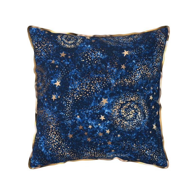 Space Galaxy Constellation Zodiac Star Velvet Throw Pillow Cover X Inches Soft Cozy Pillow Case for Sofa Couch Bed Car Decor