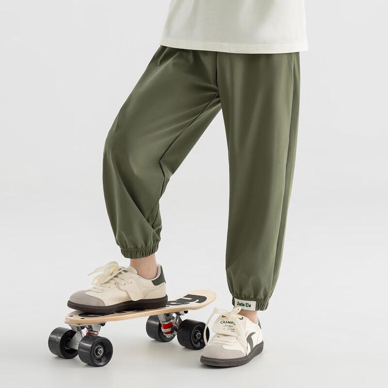 Boy s Summer Anti-Mosquito Elastic Cuffed Casual Pants 160