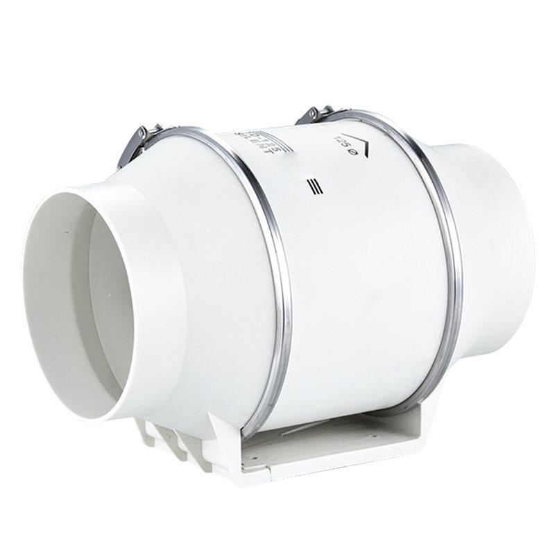 Leiser Inline-Rohrkanalventilator Badezimmer-Abluftventilator Küchen-Toiletten-Wand-Reinigungslüfter EU-Stecker