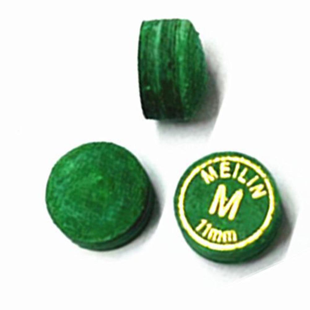 Collapsar Cue Tips MEILIN 11mm / 20g Pigskin Multiple Layer Pigskin Pool Cue Tips Snooker Pole Tips 3 Pcs