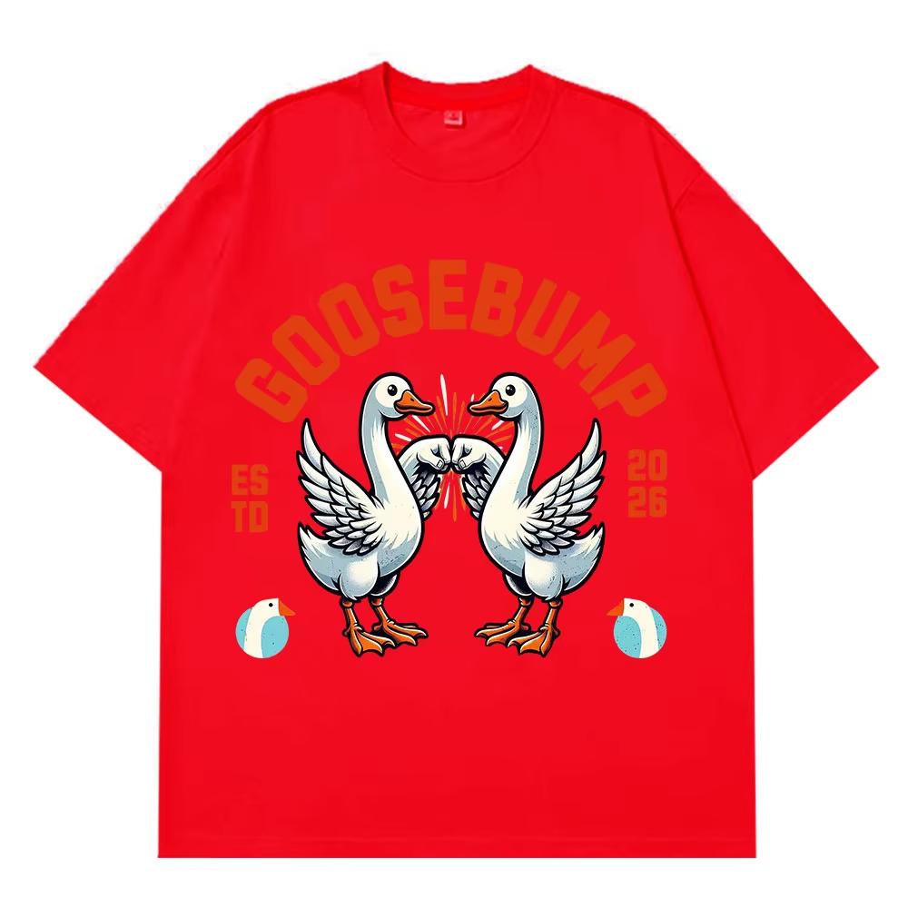 Funny Silly Goose Meme TShirt Men Women Hiphop Vintage Tshirt Shortsleeved Top Pure Cotton Hip Hop High Quality Tshirts