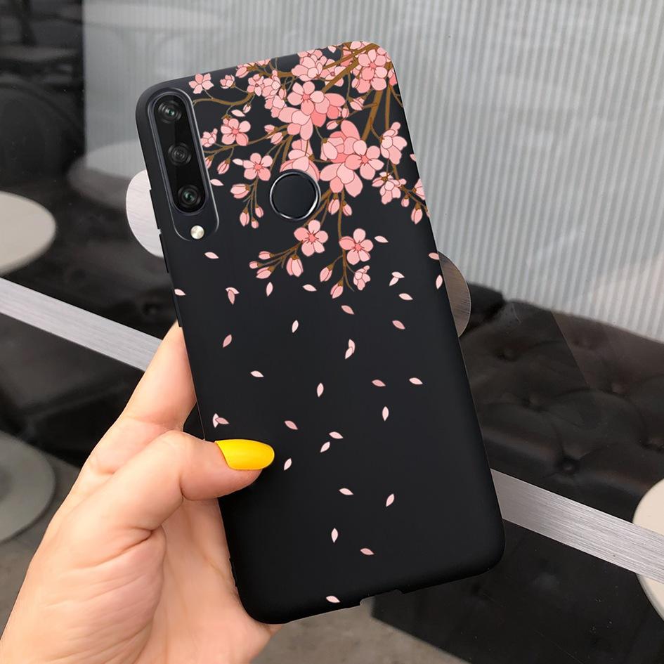For Huawei Y6P Y7P Case 2020 New Fashion Butterfly Flower Painted Phone Cover For Huawei Y7P Funda Y 7P Y 6P HuaweiY6P Soft Capa