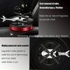 Car Air Freshener Solar Helicopter Decoration Alloy Propeller Rotating Auto Flavoring Perfume Diffuser Interior Accessories