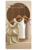Seamless Ice Silk Strappy Vest for Women with Built-in Bra Pads